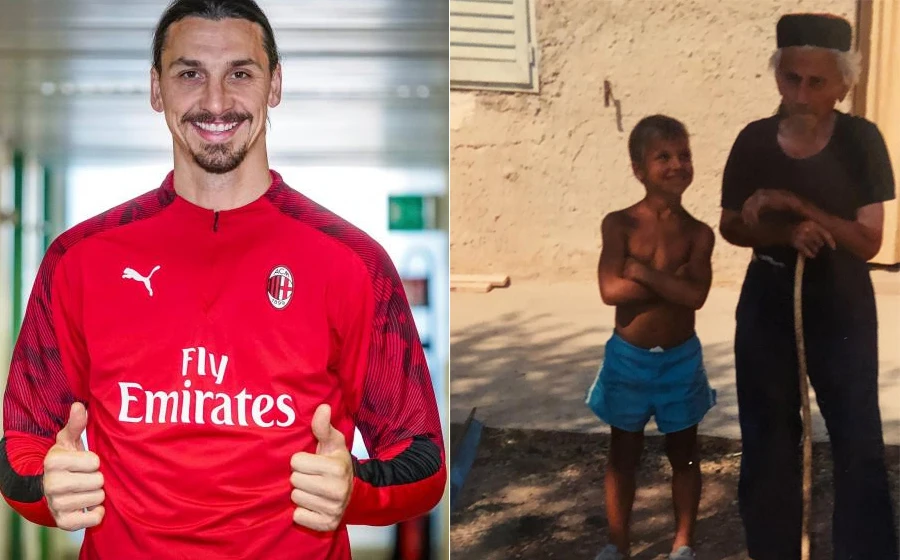 Djetinjstvo: Ibrahimović objavio emotivnu fotografiju s djedom