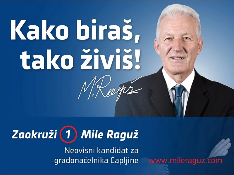 Raguž: U Čapljini se ruke dižu za najveće greške i kriminale