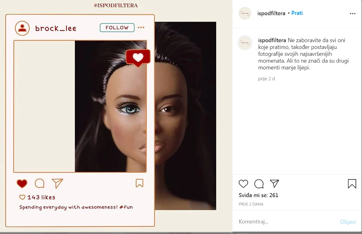 #ispodfiltera | Instagram nije vaše pravo lice