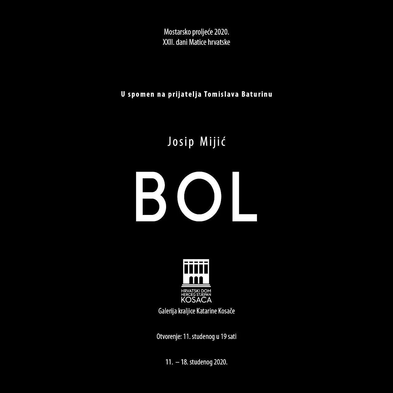 Pogledajte BOL Josipa Mijića u Mostaru