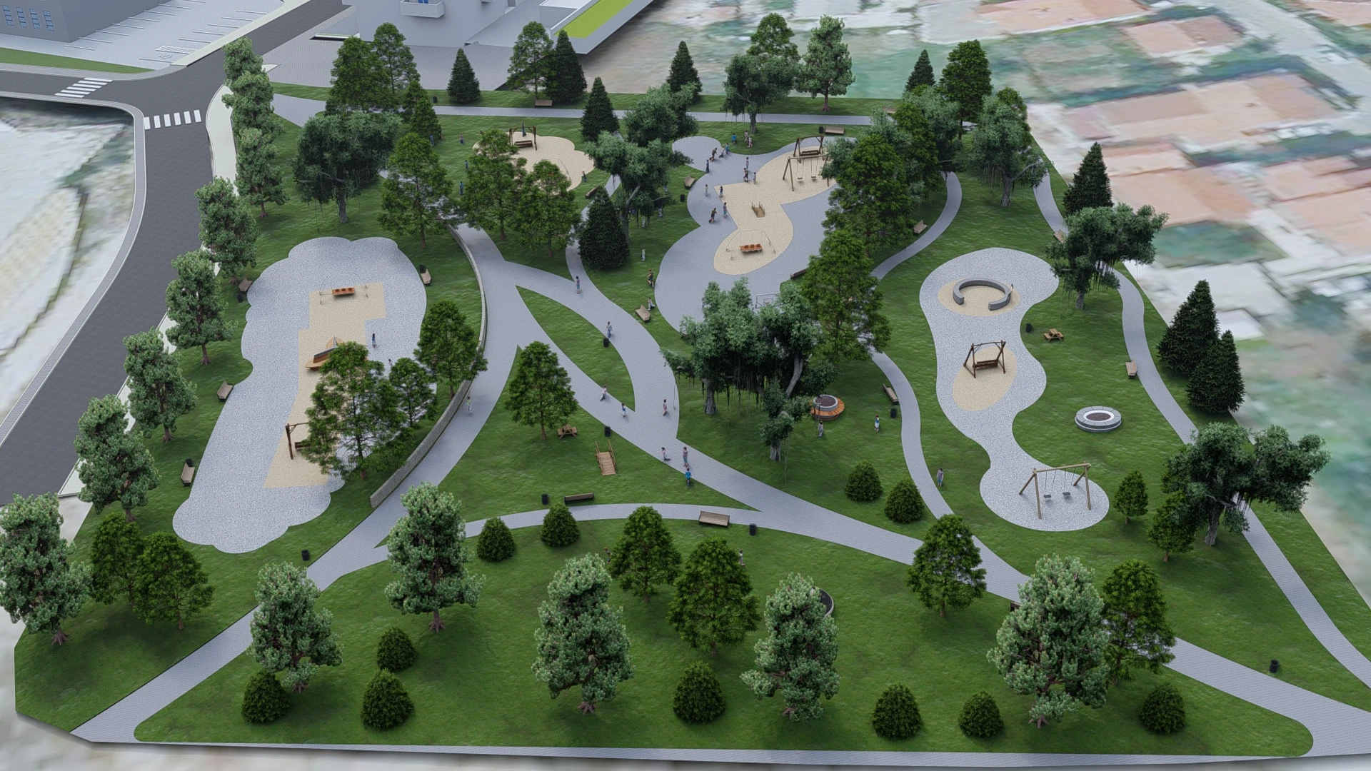 Središnji gradski park u Posušju dobiva novi izgled