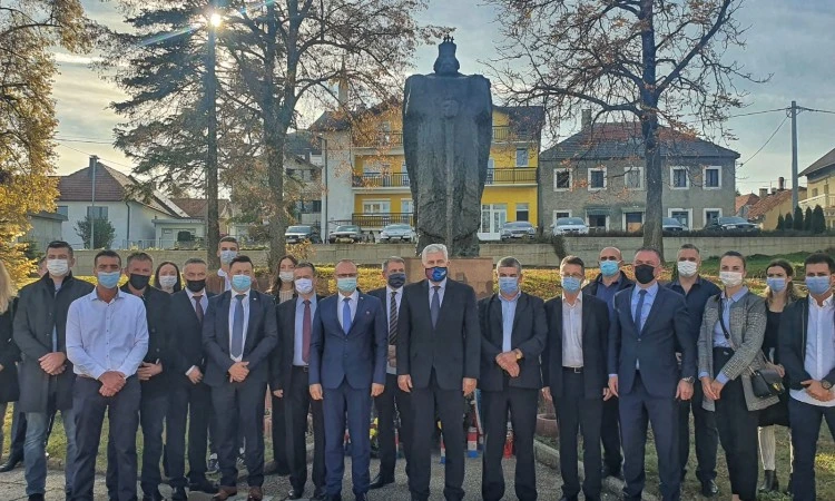 Čović i Grlić Radman u Tomislavgradu