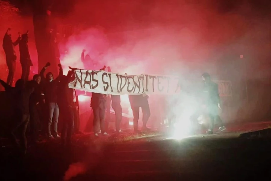 FOTO | VIDEO Torcida 'zapalila' i Tomislavgrad