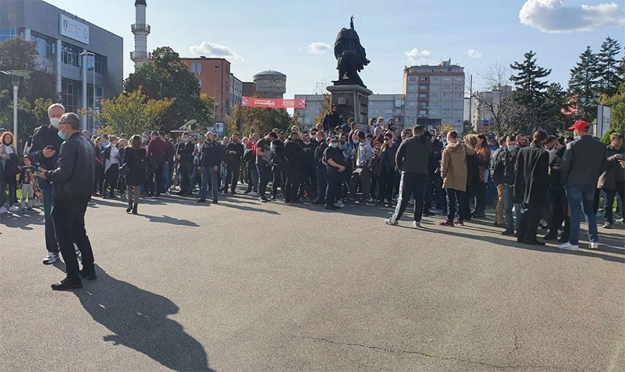 U Bijeljini prosvjed protiv pooštrenih mjera u RS-u