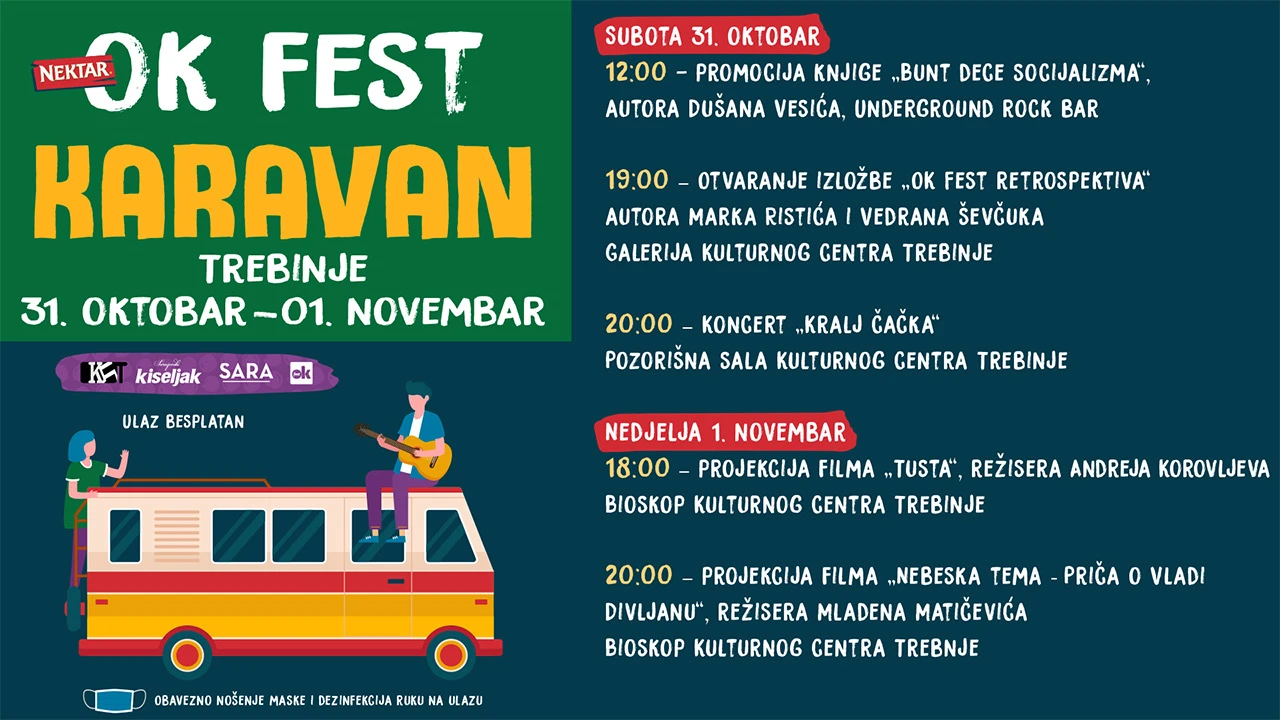 Nektar OK Fest karavan u Trebinju