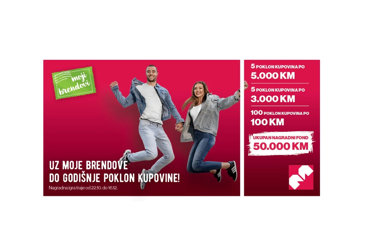 Uz moje brendove do godišnje poklon kupovine!