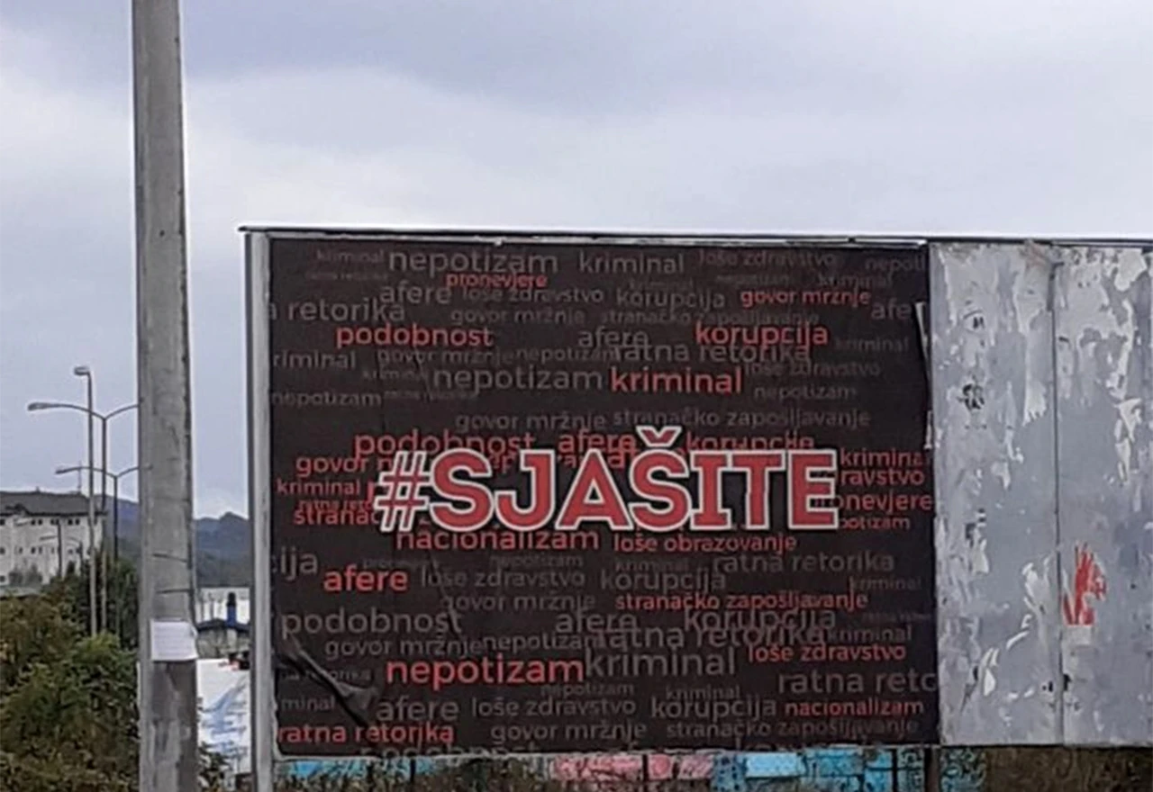 Hoće li ijedna politička stranka u BiH smjeti postaviti plakat ovdje?