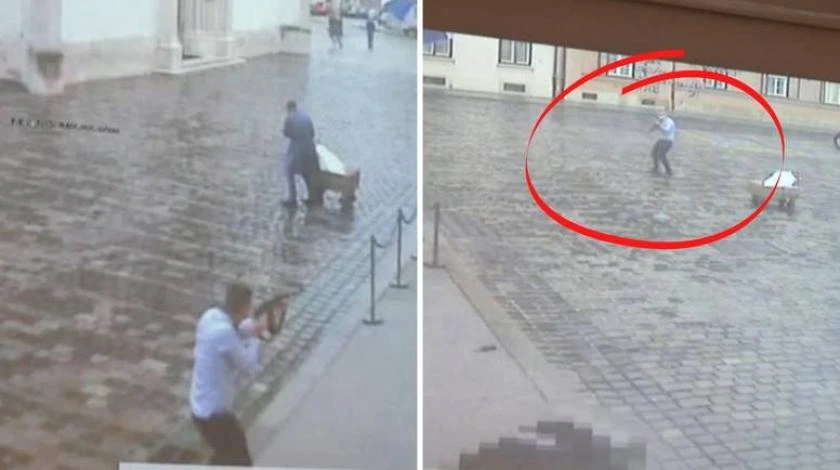 Objavljena snimka napada na Markovu trgu!