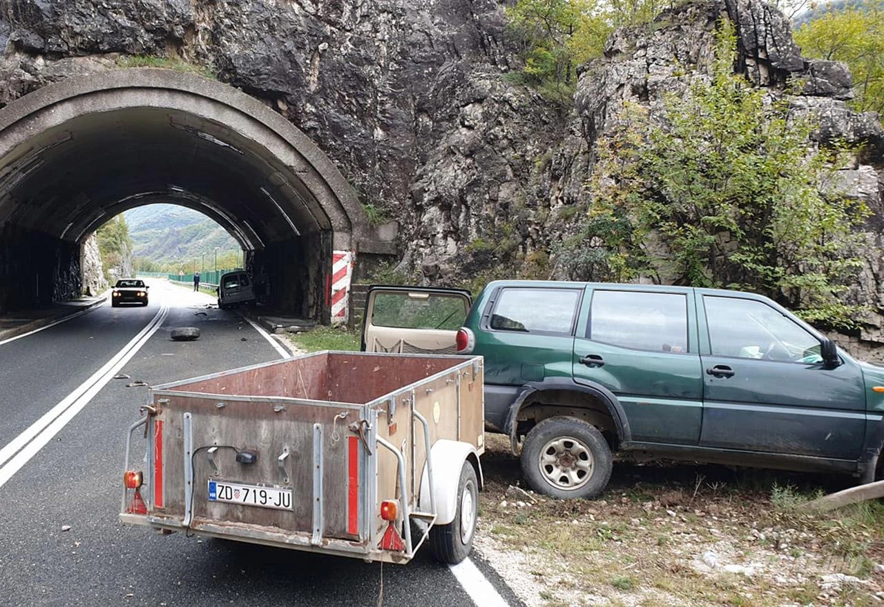 Sudar u tunelu sjeverno od Mostara: Više osoba ozlijeđeno