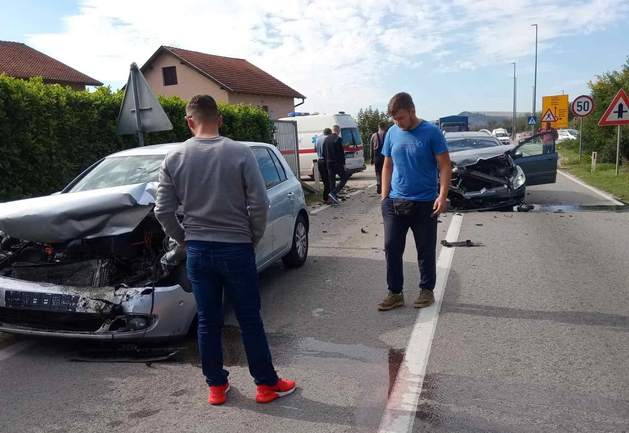 U sudaru kod Čapljine ozlijeđena najmanje jedna osoba