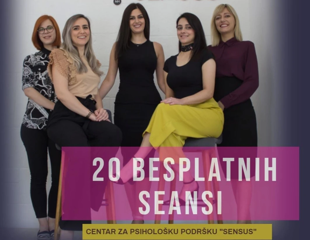 Centar za psihološku podršku Sensus nudi besplatne seanse