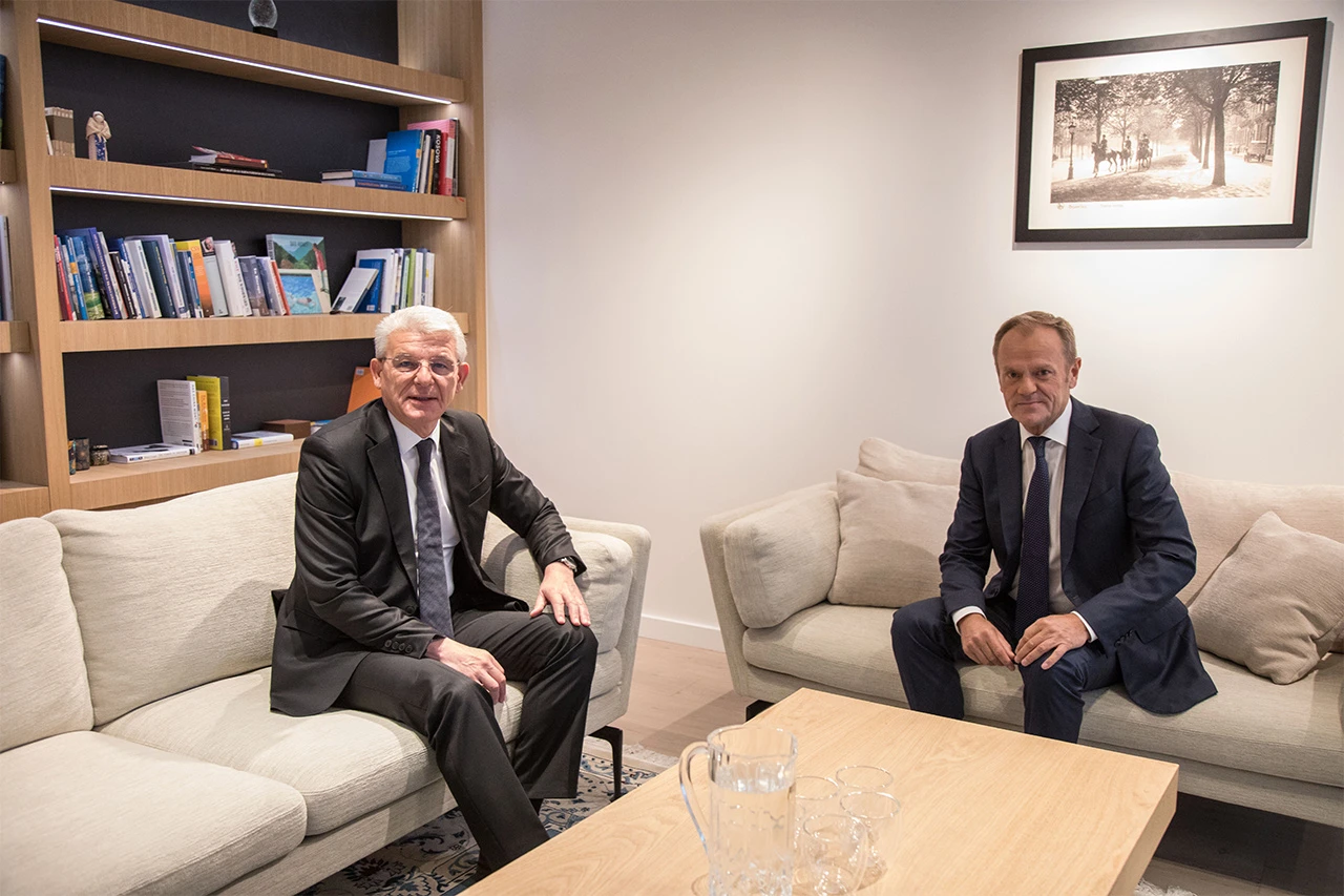 Džaferović-Tusk: Podrška europskom putu BiH