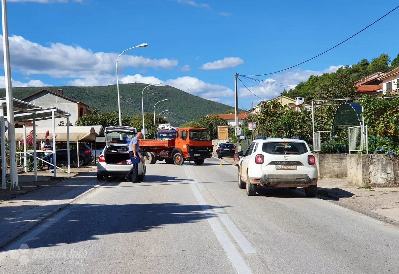 Čapljina: Sudar osobnog i teretnog vozila