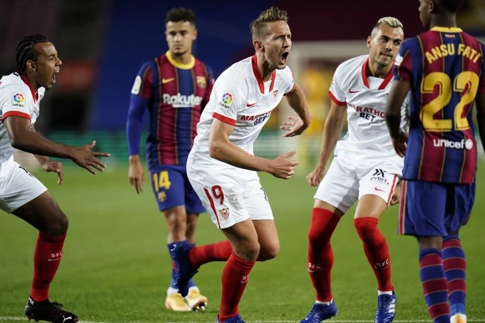 Rakitić u prvom nastupu sa Sevillom nakon povratka zaustavio Barcu
