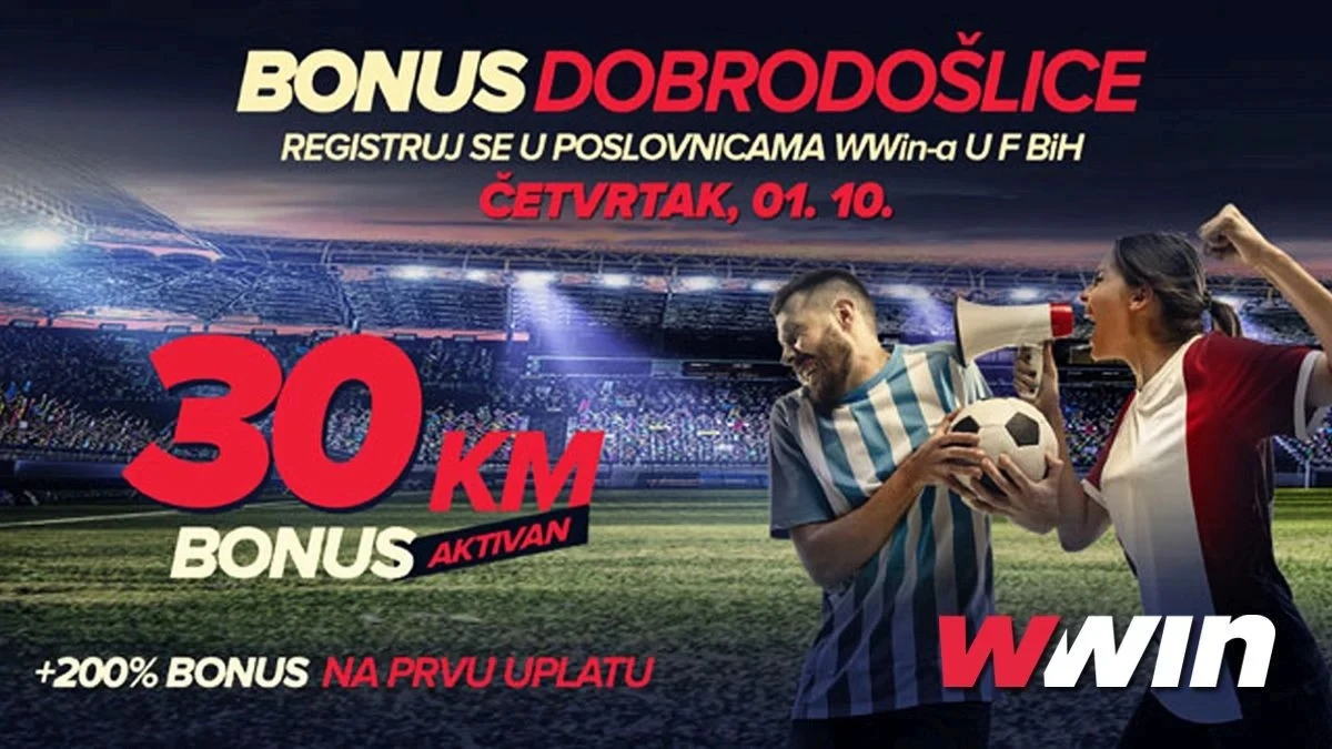Ne propustite sjajnu priliku: Wwin – bonus dobrodošlice