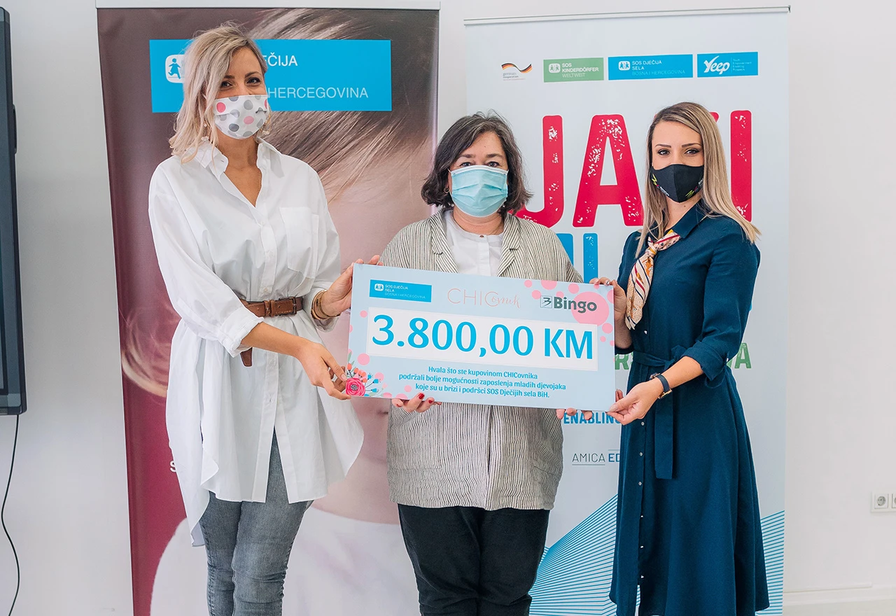 CHICovnik i Bingo donirali 3.800 KM za bolje mogućnosti zaposlenja mladih