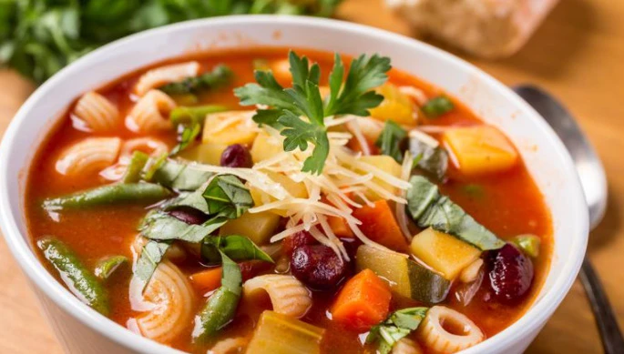 Klasična minestrone juha po receptu Jamieja Olivera