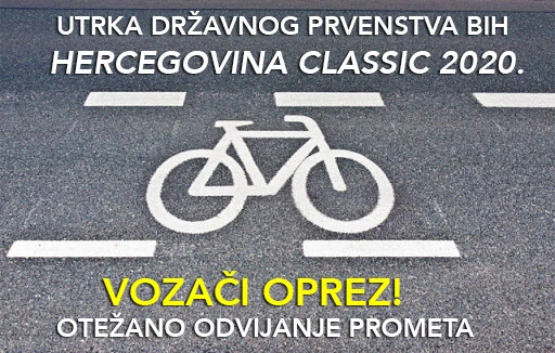 Mostar: Privremena regulacija prometa zbog biciklističke utrke u nedjelju