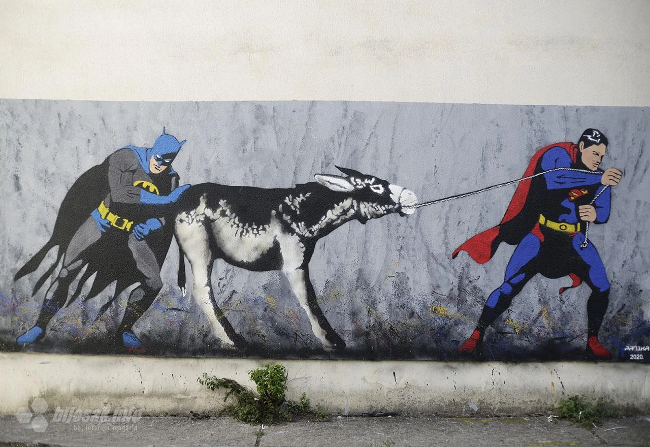 Batman i Superman na Bijelom brijegu