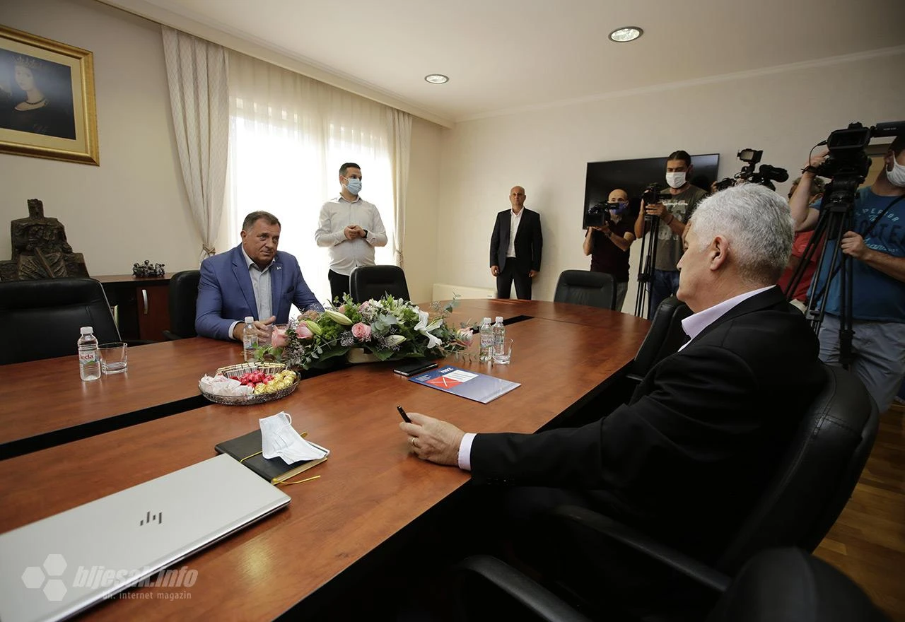 Dodik i Čović zajedno u HBŽ