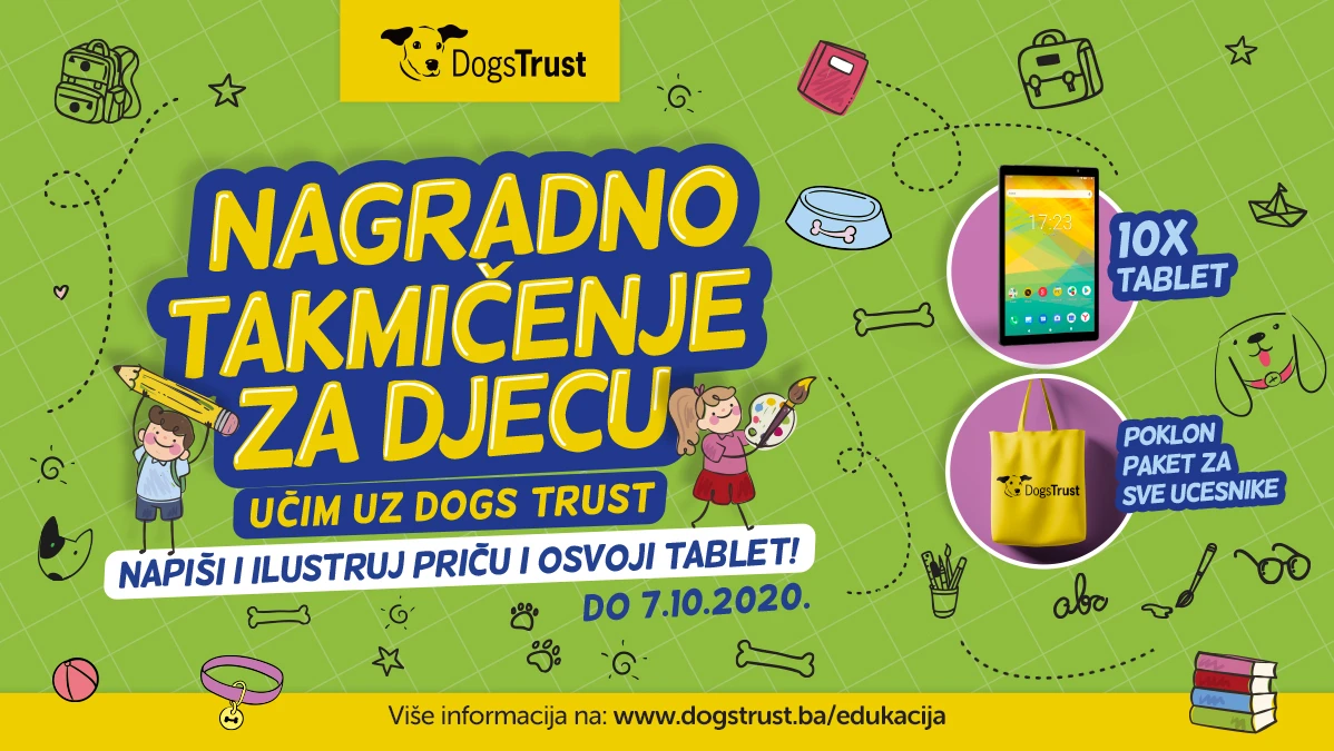 Dogs Trust: Nagradno natjecanje za djecu