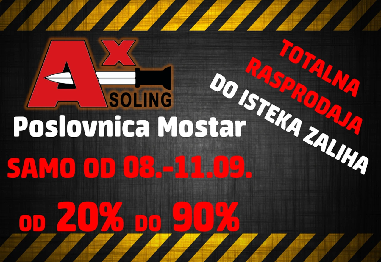 Četiri dana ludih popusta u AX Solingu