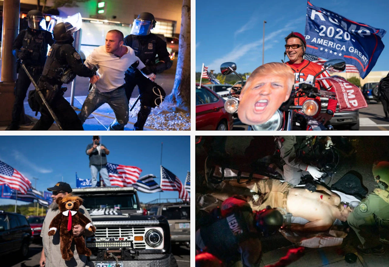 Ovako izgleda sukob onih koji su za i protiv Trumpa
