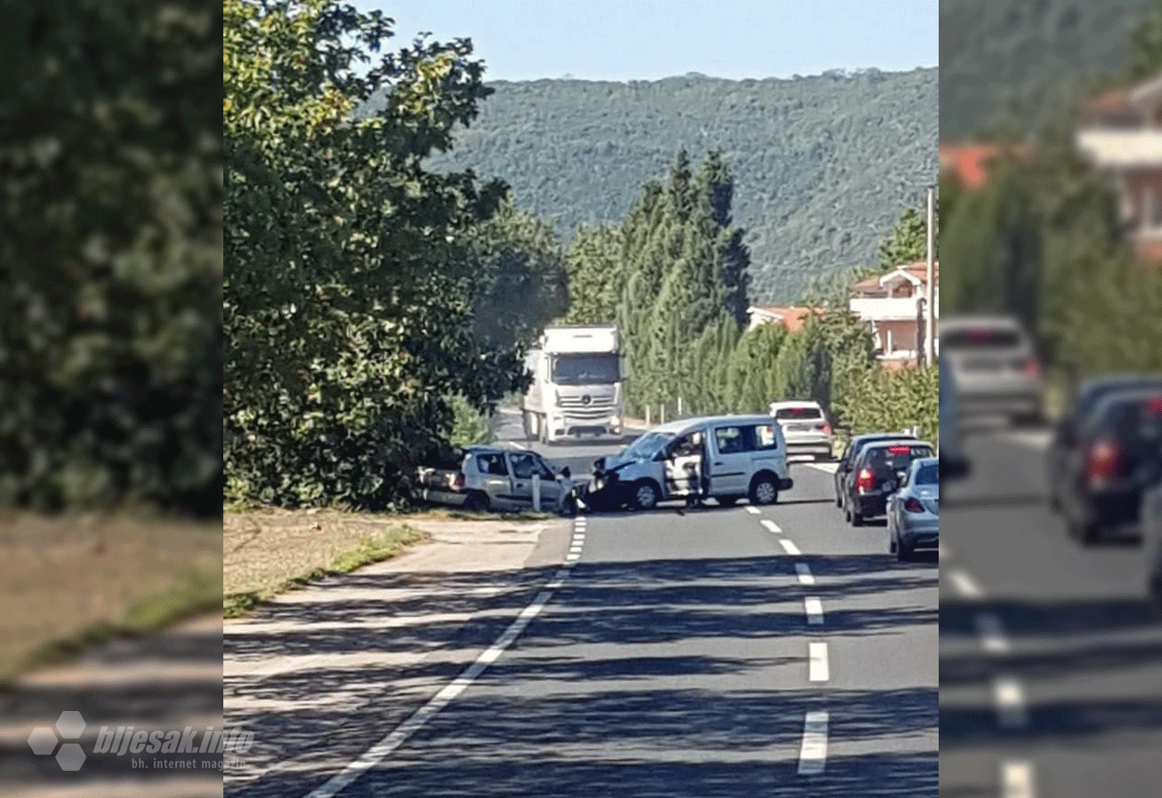 Jedna osoba teže ozlijeđena u prometnoj kod Mostara