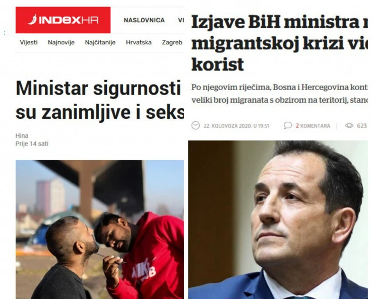Regionalni mediji šokirani Cikotićevom izjavom o migrantima