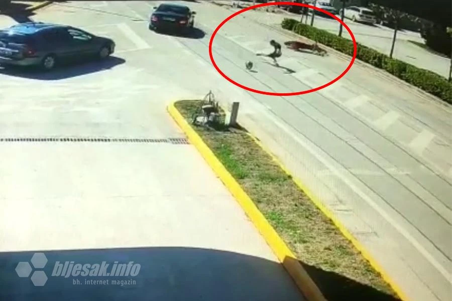 VIDEO | Motociklist teško ozlijeđen u Posušju