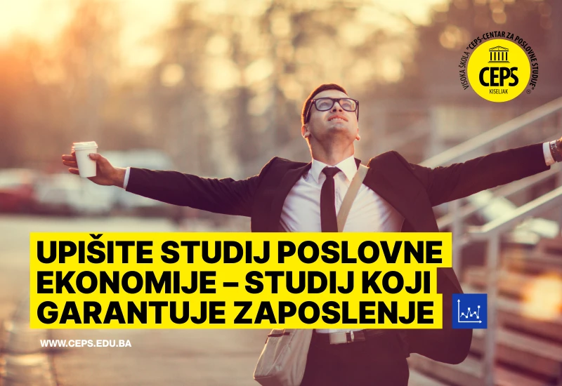 Upišite studij Poslovne ekonomije - studij koji garantira zaposlenje