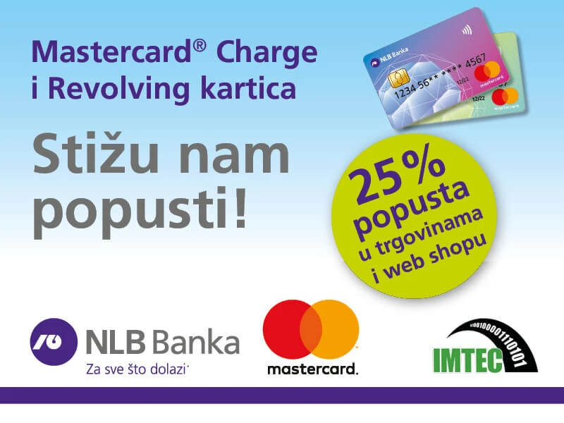 Imtec i NLB Banka: 25% popusta na cijeli asortiman