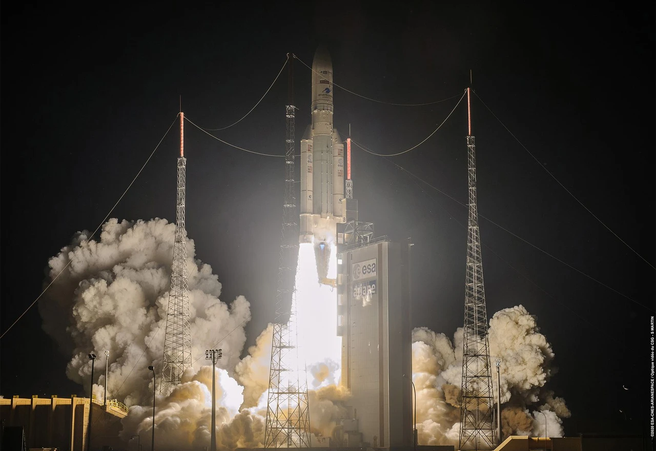 Nakon triju odgoda, raketa Ariane 5 napokon poletjela iz Kouroua