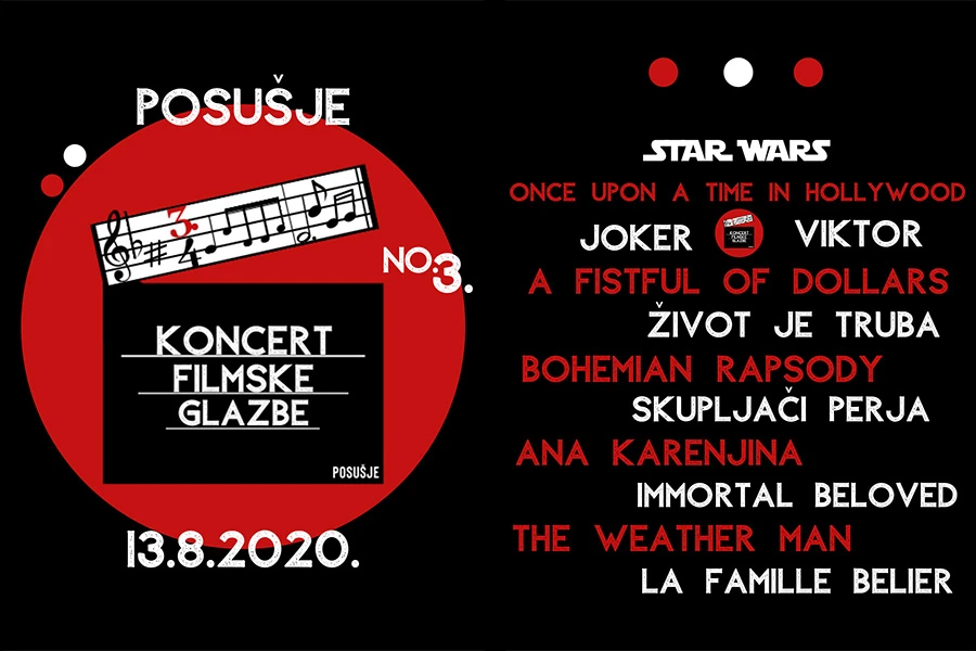Koncert Filmske Glazbe Posušje – slušamo i gledamo putem izravnih prijenosa
