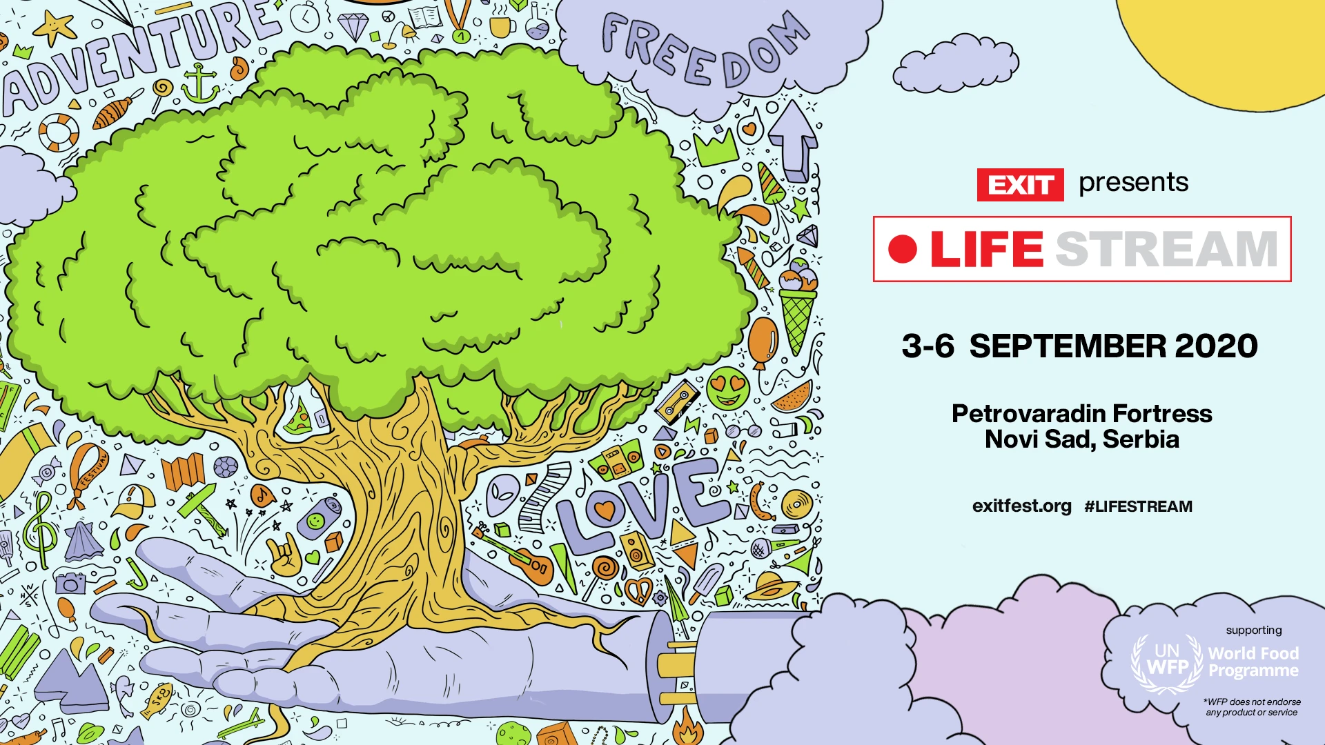 EXIT Festival sa Svjetskim programom za hranu Ujedinjenih nacija lansira projekt Life Stream!