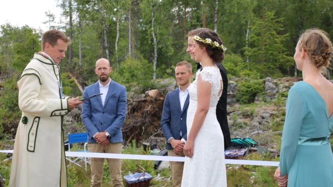 Norvežanka i Šveđanin izrekli 'da' na granici