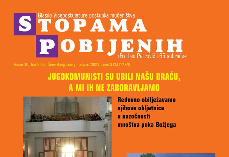 Objelodanjen 25. broj glasila ''Stopama pobijenih''