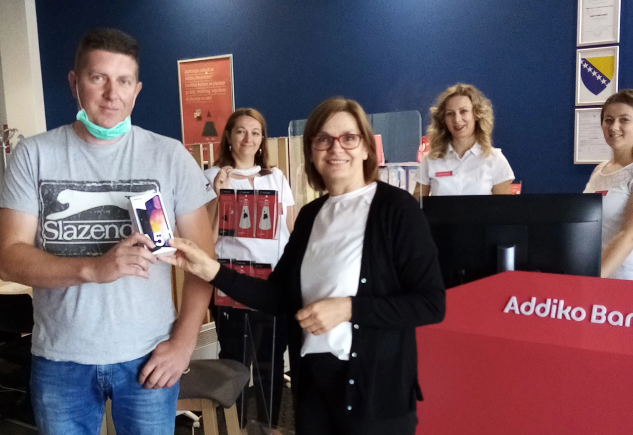 Nagrade klijentima koji koriste uslugu Addiko Mobile