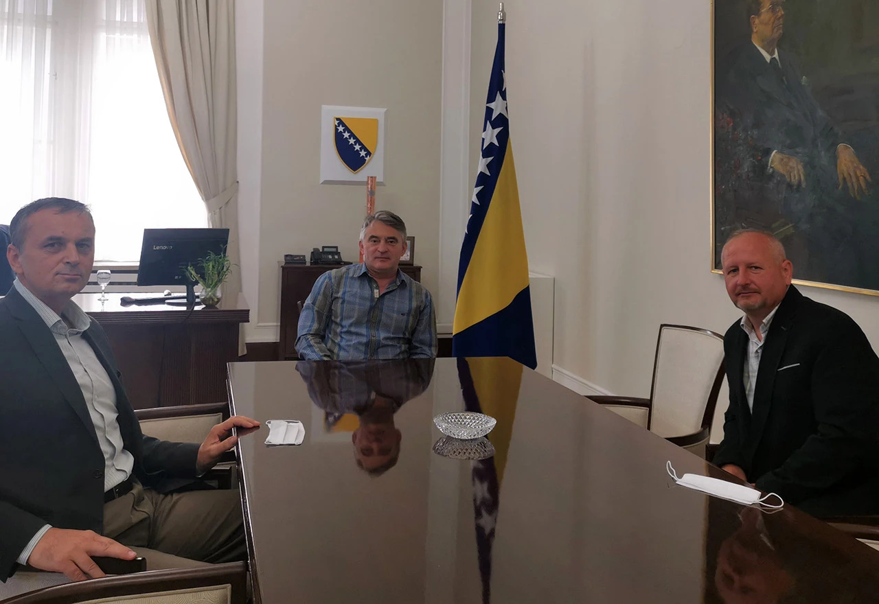 Predstavnici Hrvatske stranke BiH kod Komšića