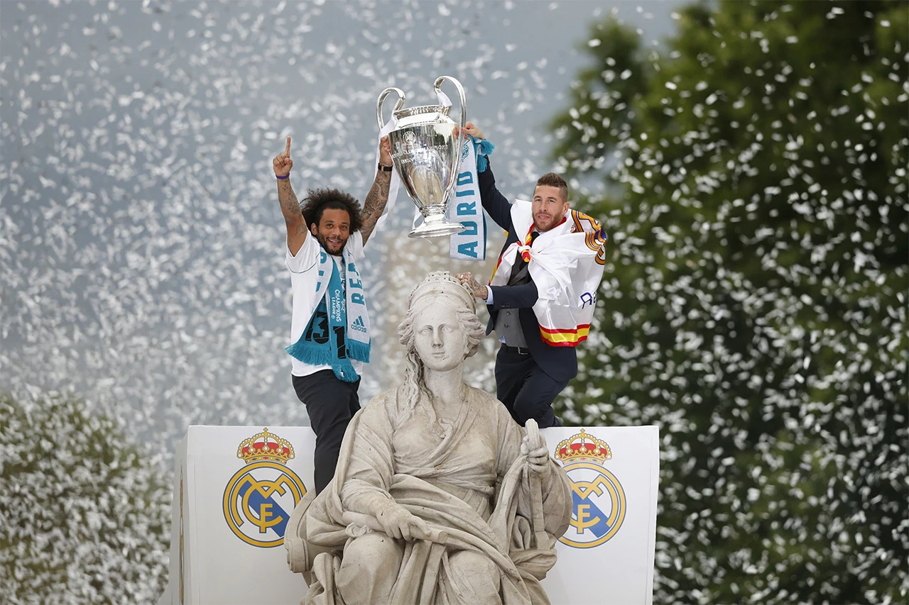 Samo rijetki navijači Real Madrida na Plaza de Cibelesu