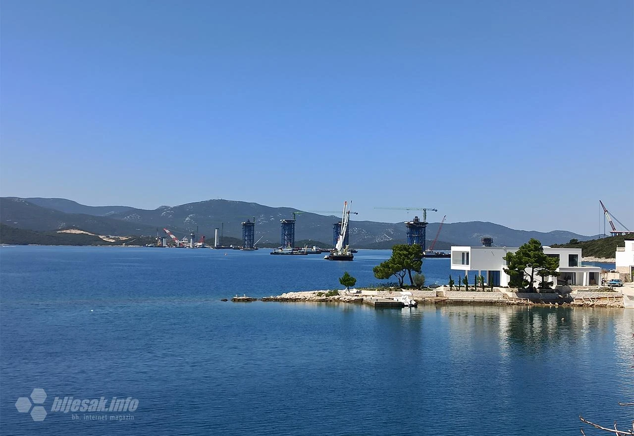 Treća faza gradnje Pelješkog mosta - Kinezi obavili 50 posto posla