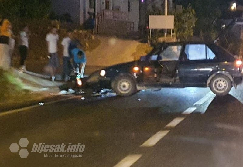 Sudar Škode i motora na skretanju za Forticu