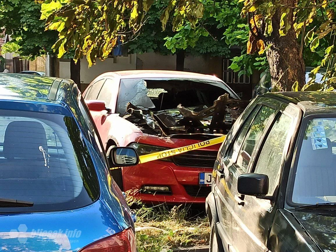 Vatrogasci gasili požar na automobilu