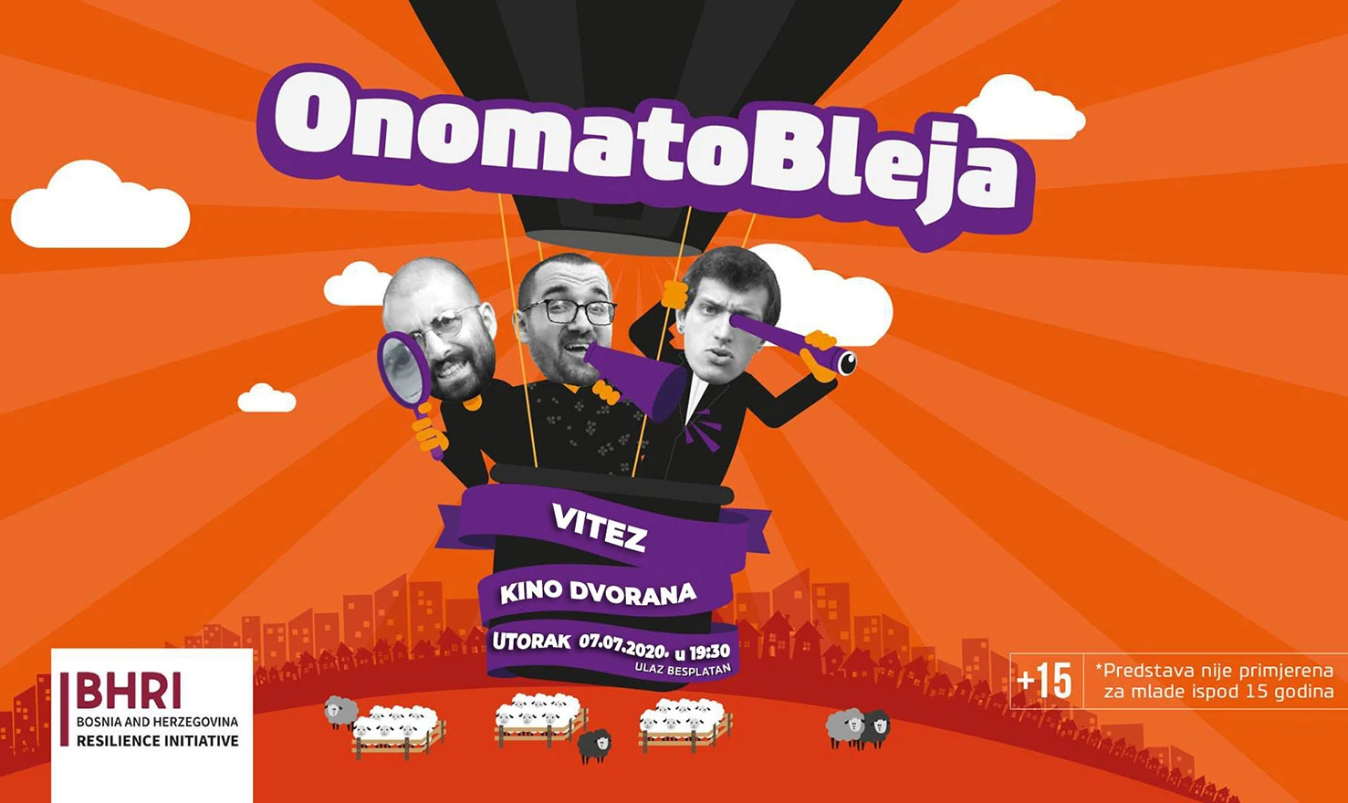 Samo za starije iznad 15: Onomatobleja Show u Vitezu i Širokom Brijegu