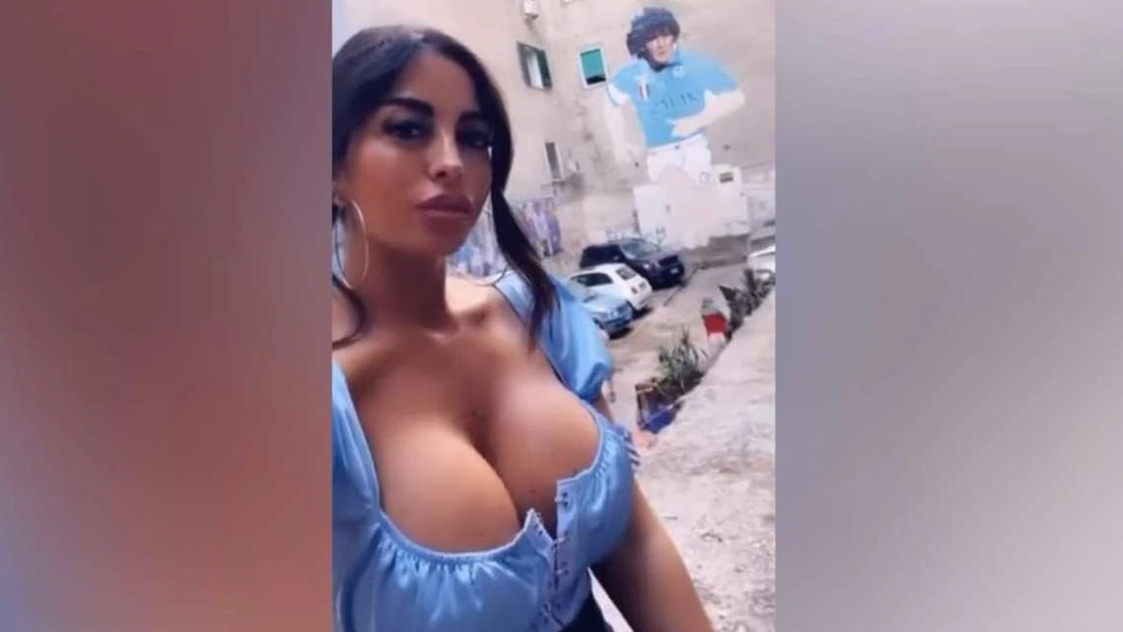 TV voditeljica priuštila navijačima savršen pogled na legendu Napolija