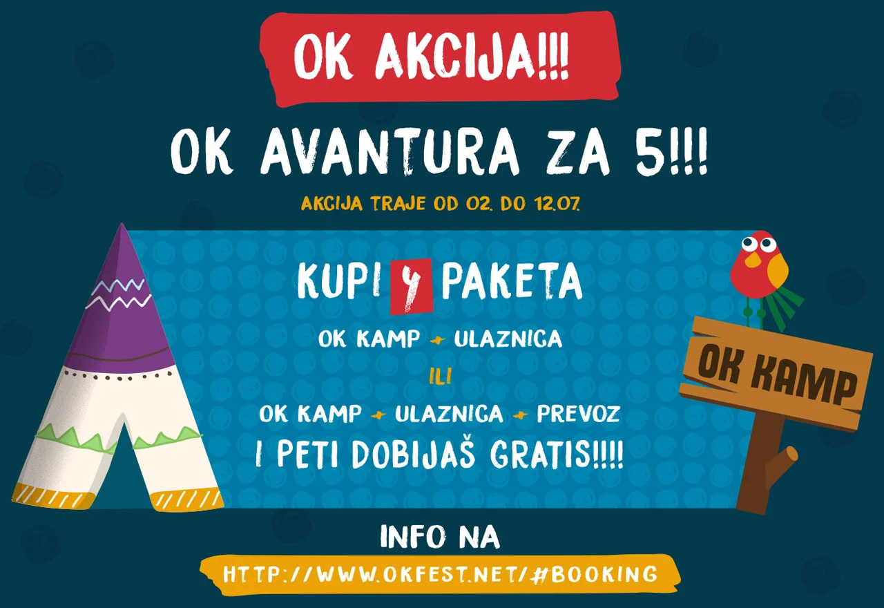 U OK avanturu kreni sa prijateljima!