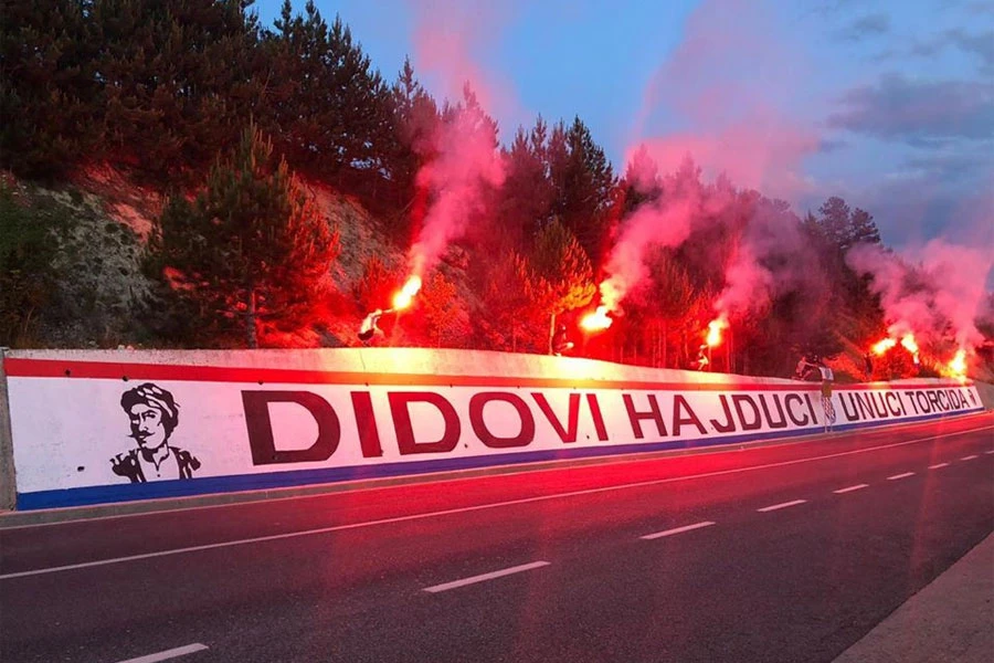 Tomislavgrad: Obnovljen veliki mural posvećen Hajduku